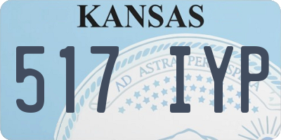 KS license plate 517IYP