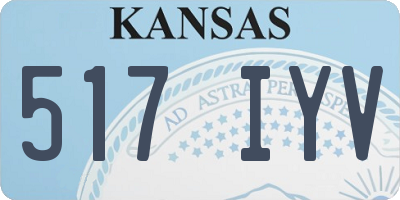 KS license plate 517IYV