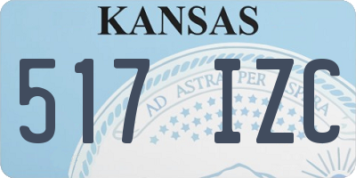 KS license plate 517IZC
