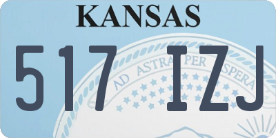 KS license plate 517IZJ