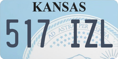 KS license plate 517IZL