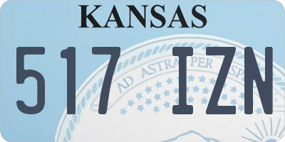 KS license plate 517IZN