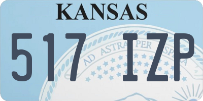 KS license plate 517IZP