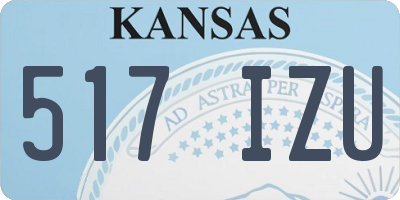 KS license plate 517IZU