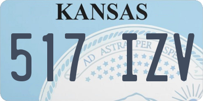 KS license plate 517IZV