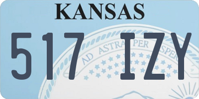 KS license plate 517IZY