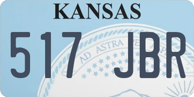 KS license plate 517JBR