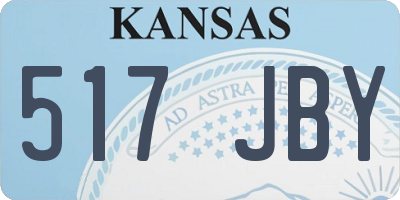 KS license plate 517JBY