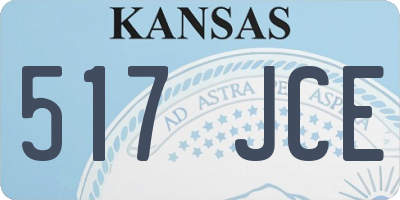 KS license plate 517JCE