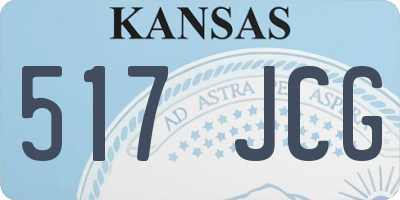 KS license plate 517JCG