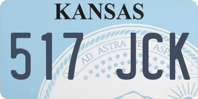 KS license plate 517JCK