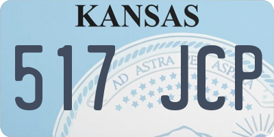 KS license plate 517JCP