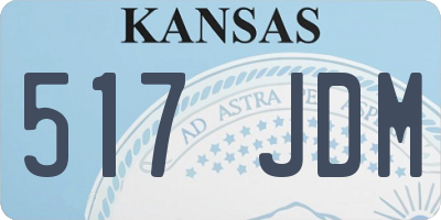 KS license plate 517JDM