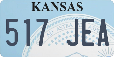 KS license plate 517JEA