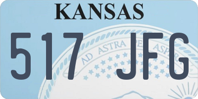 KS license plate 517JFG