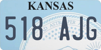 KS license plate 518AJG