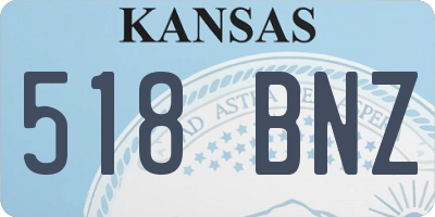 KS license plate 518BNZ