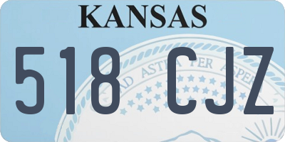 KS license plate 518CJZ