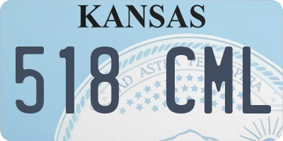 KS license plate 518CML