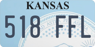 KS license plate 518FFL