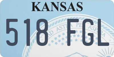 KS license plate 518FGL