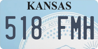 KS license plate 518FMH