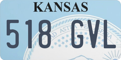 KS license plate 518GVL