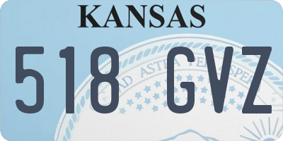 KS license plate 518GVZ