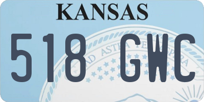KS license plate 518GWC