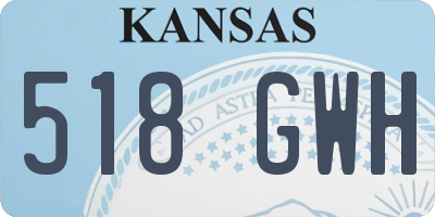 KS license plate 518GWH