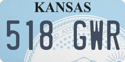 KS license plate 518GWR