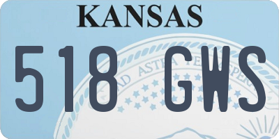 KS license plate 518GWS