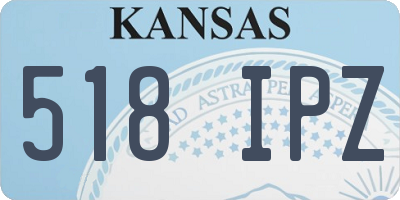KS license plate 518IPZ