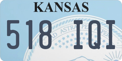 KS license plate 518IQI