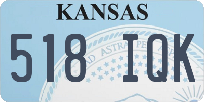 KS license plate 518IQK