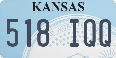 KS license plate 518IQQ