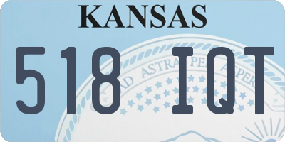 KS license plate 518IQT