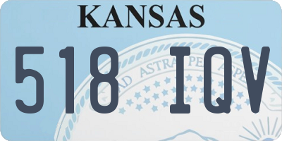 KS license plate 518IQV