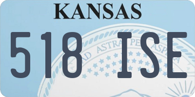KS license plate 518ISE