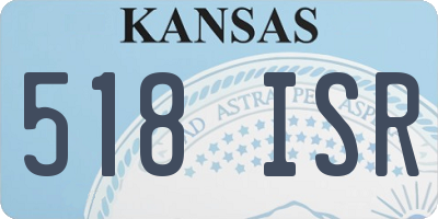 KS license plate 518ISR
