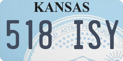 KS license plate 518ISY