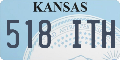 KS license plate 518ITH