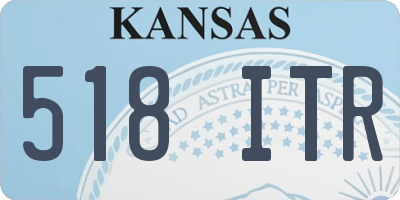 KS license plate 518ITR