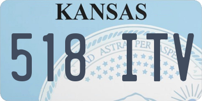 KS license plate 518ITV