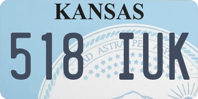 KS license plate 518IUK