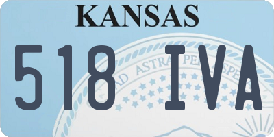 KS license plate 518IVA