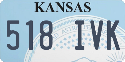 KS license plate 518IVK