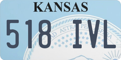 KS license plate 518IVL