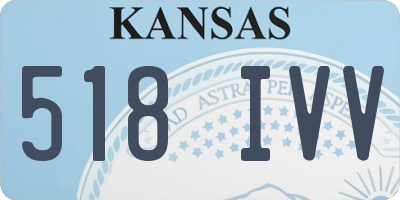 KS license plate 518IVV