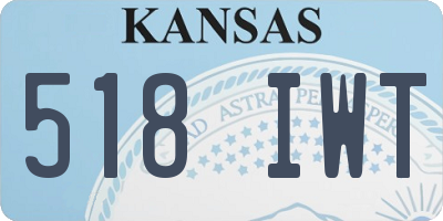 KS license plate 518IWT